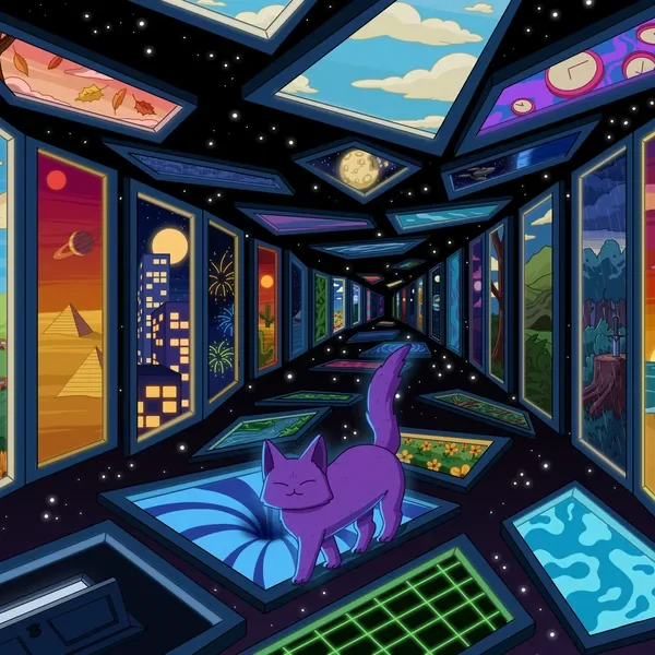 Multiverse 2 cover art by Purrple Cat