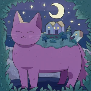 Nostalgia and Moving On cover art by Purrple Cat