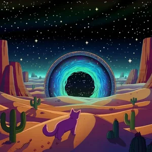 Sands of Time cover art by Purrple Cat