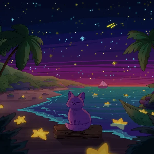 Sea of Stars 2 cover art by Purrple Cat