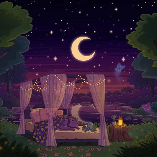 Sleep Tight cover art by Purrple Cat
